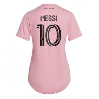 Fotballdrakt Dame Inter Miami Lionel Messi #10 Hjemmedrakt 2023-24 Kortermet